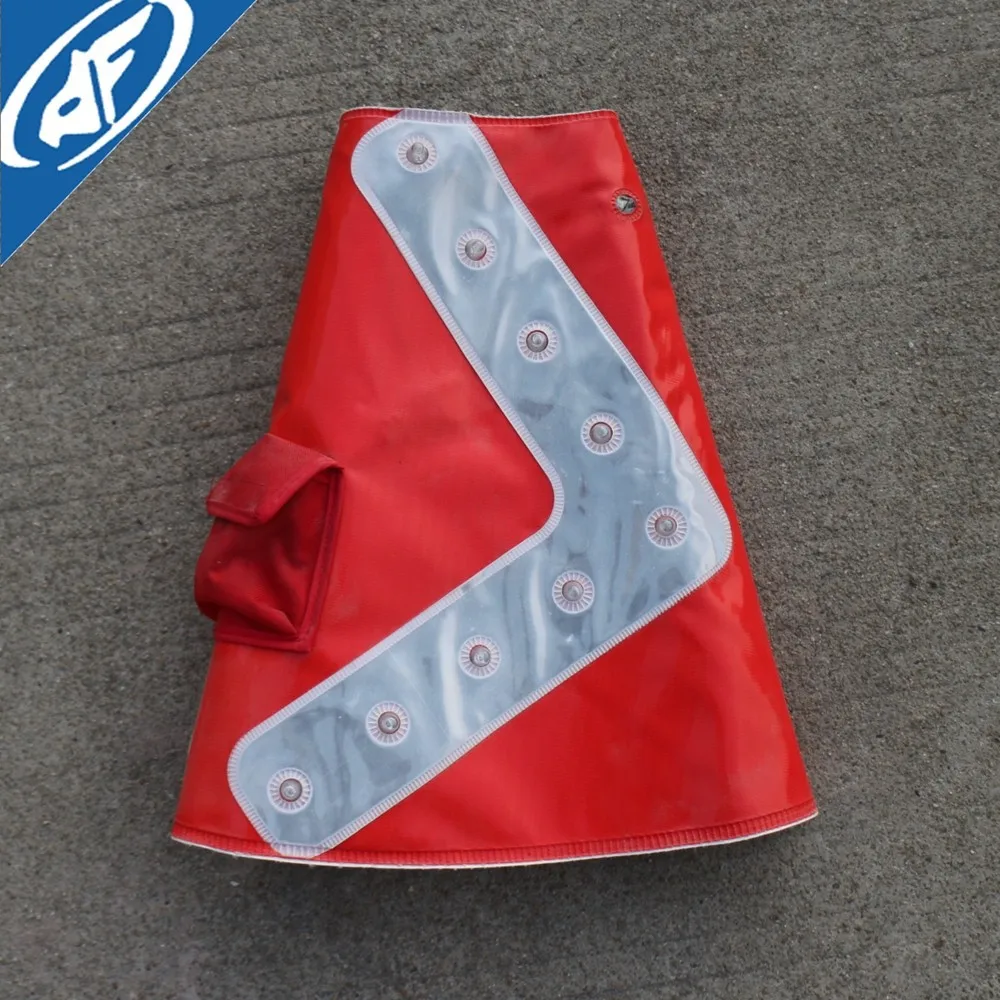 Led Reflective Cone Sleeve Reflective At Night Use For Road Safety