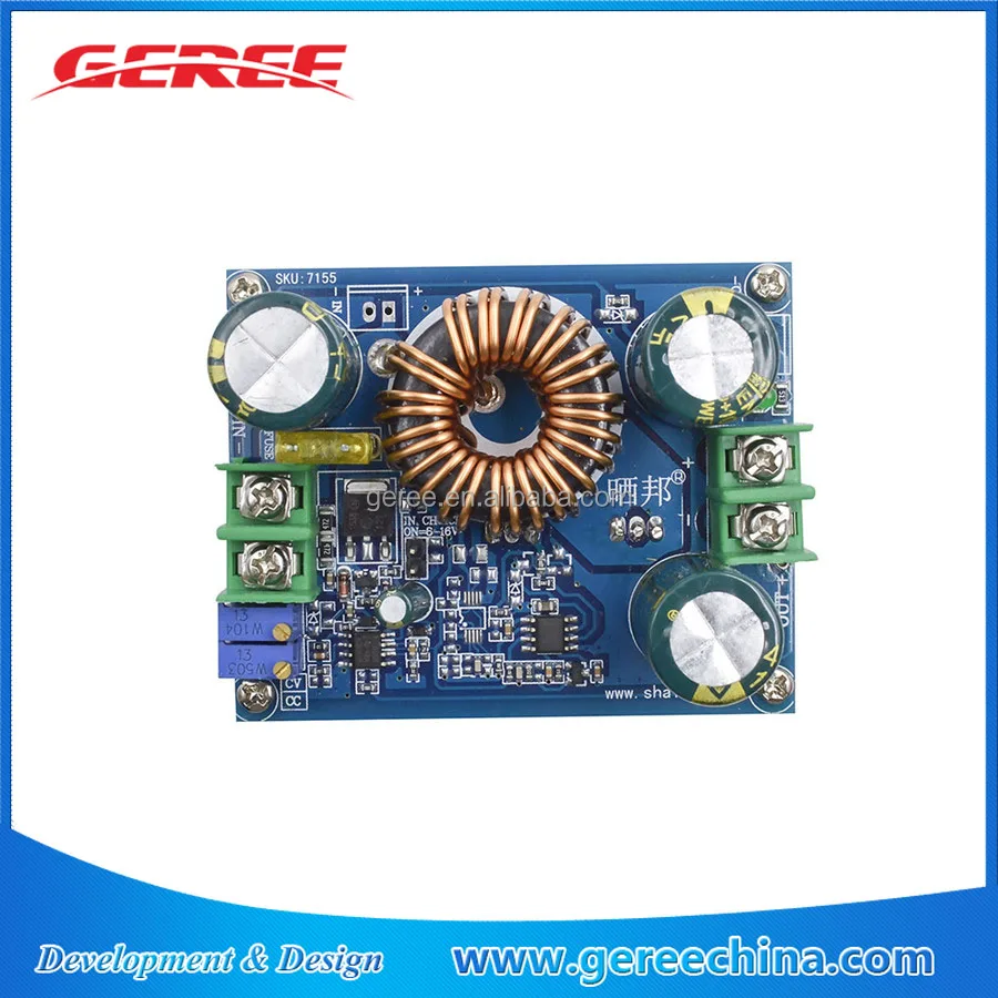 600W DC Step Up Módulo Convertidor 15A 12V-60V a 10A 14V-80V Boost Converter