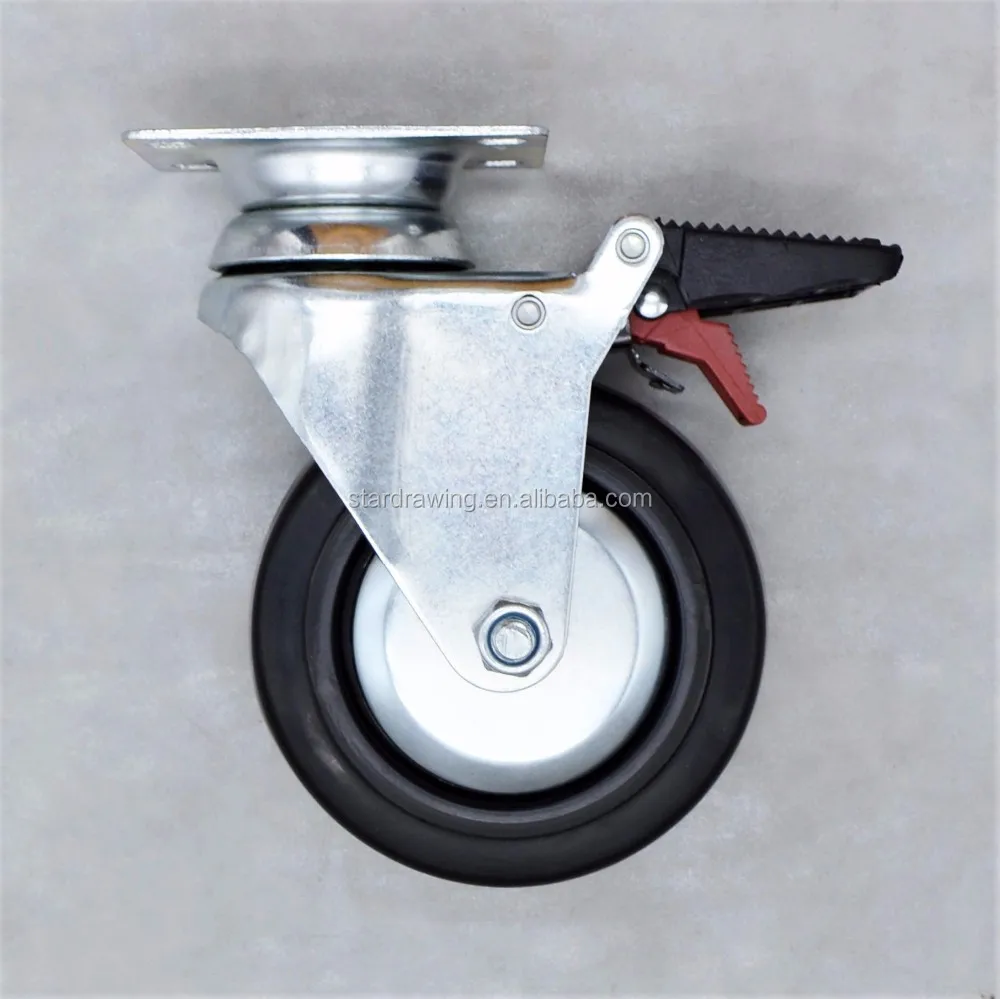 Sssdl Push Cart 5 Inch Fixed Caster Wheels Buy Push Cart Caster