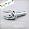 SS 125 mm swivel 5 inch caster wheel roller forks with hollow tube