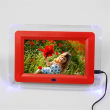 Digital Photo Frame 7” Full-view Picture Frame electronic porta retrato Alarm Clock MP3/MP4 Movie Player porta fotos digital