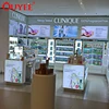 Fancy Design Cosmetic Shop Display Fitting, Shop Front Counter Design makeup display stand
