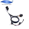Hot sale 9 pin male and female j1939 customized wire length connector with switch for aerial
