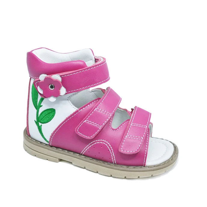 Children Fashion Stylish Printing Leather Orthopedic Summer Cute Shoes ...