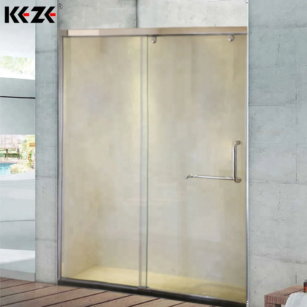 10mm Tempered Gl 304 Ss Roller Moved Panels Two Hang 10mm Tempered Gl 304 Ss Roller Moved Panels Two Hang
