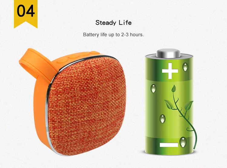 Handsfree Mini Fabric Portable OEM Wireless Speaker - ANKUX.COM