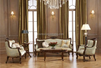European Baroque Elegant Royal Home Furniture Wooden Sectional Sofa European Baroque Elegant Royal Home Furniture Wooden Sectional Sofa Luxury Matching Living Room