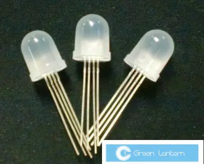 China Top Factory rgb led 10mm diffused Common Anode Light Emitting Diodes ( CE & RoHS