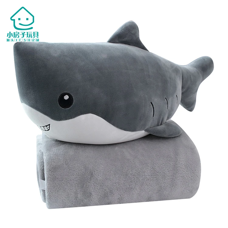 stuffed shark pillow