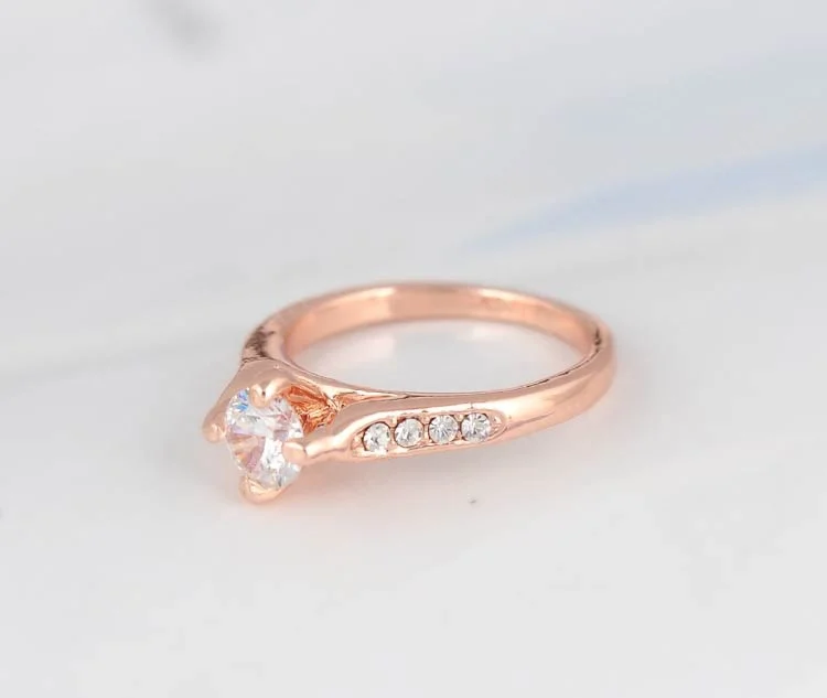 In Stock Cheap Simple Zircon Wedding Ring Wholesale Ri Hq1001 A