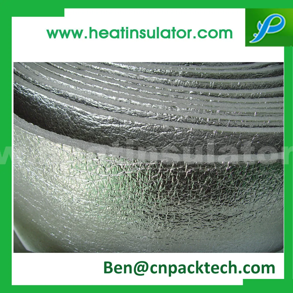 Self Adhesive Interior Heat Foil Foam Insulation Mats For Warehouse