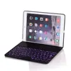Bluetooth wireless backlit aluminum metal portable mini thin backlit keyboard with ultra slim case cover for iPad Air