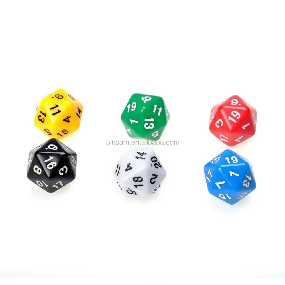 Manufacturing Polyhedral Dice Double-color Giant Inflatable D20 Dice ...