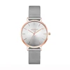 Rose gold silver japan movt quartz watch stainless steel bezel top brand very simple high quality coating hand watches