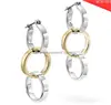 100% Money-Back Satisfaction Guarantee Ladies 18K Gold Plated Stainless Steel Earring Studs With Great Price
