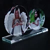 wholesale Color Photo Round sexy glass Photo Frame for Wedding Decoration Gift