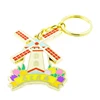 Dutch Windmill 3D Zinc Alloy Local Logo keychain keyring Pendant Holder key chain