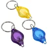 2019 Promocional Custom Cheap Key Chains Small Key Holder Led Key Ring Plastic Transparent UV Black Keychain