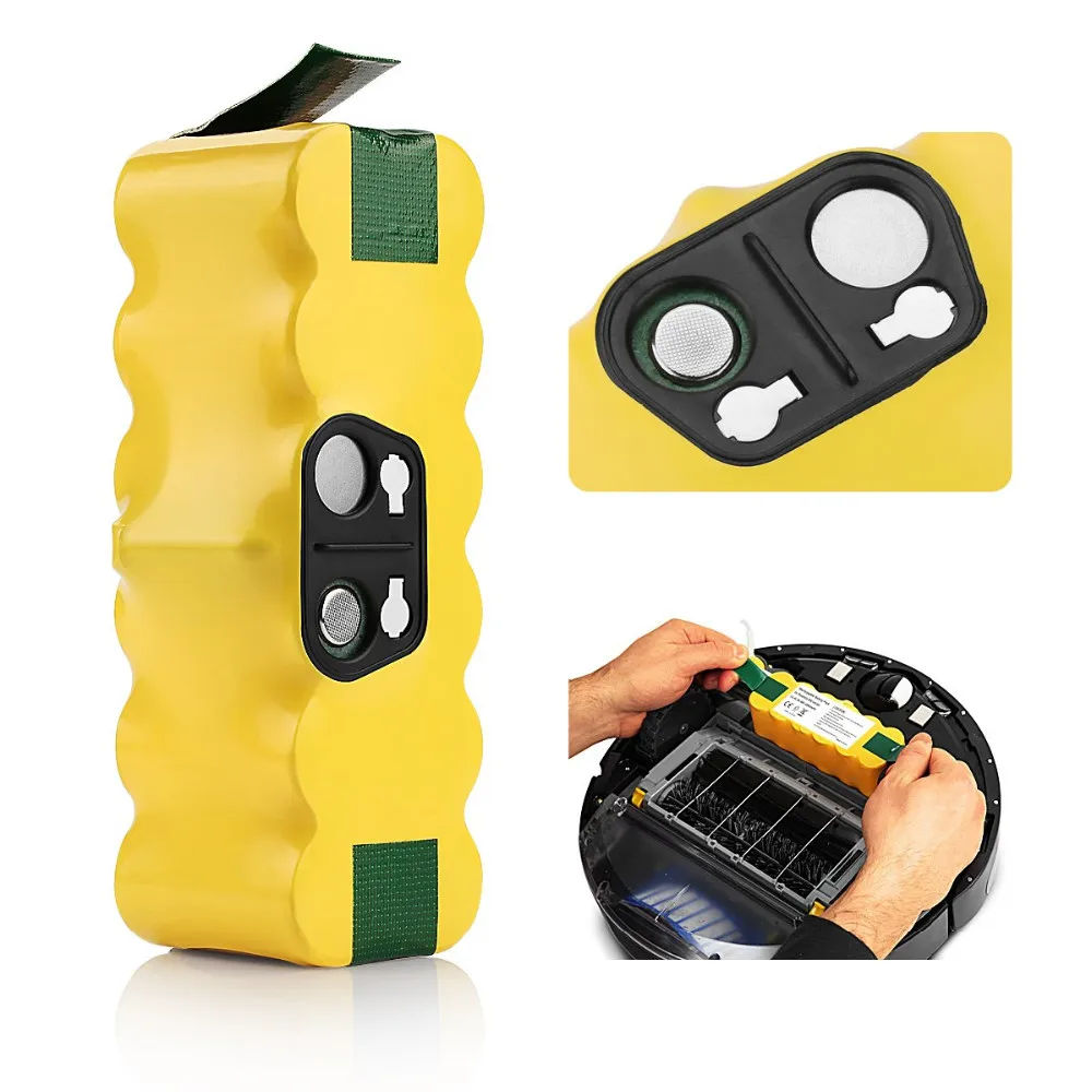 Ni-mh 3500mah 14.4v Rechargeable Battery For Irobot Roomba 500 550 560