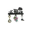 Modern Decorative Art Hooks Animal House Tree Theme Wall Mounted Hanger For Clothes Towel Keyring