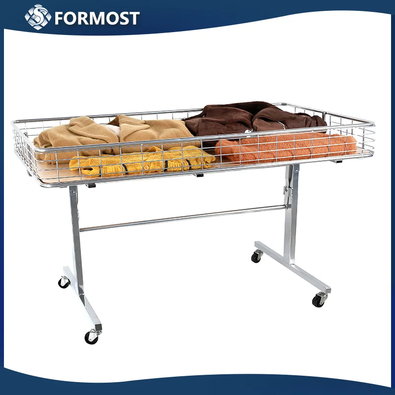 Retail Carts For Sale / Clothing Holder Rack For Store / Mesh Holder