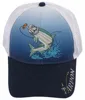 6 panel structured improved mesh customize printed sublimation cap