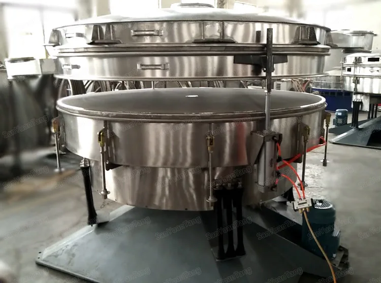 Fine powder round swinging tumbler screen sieve