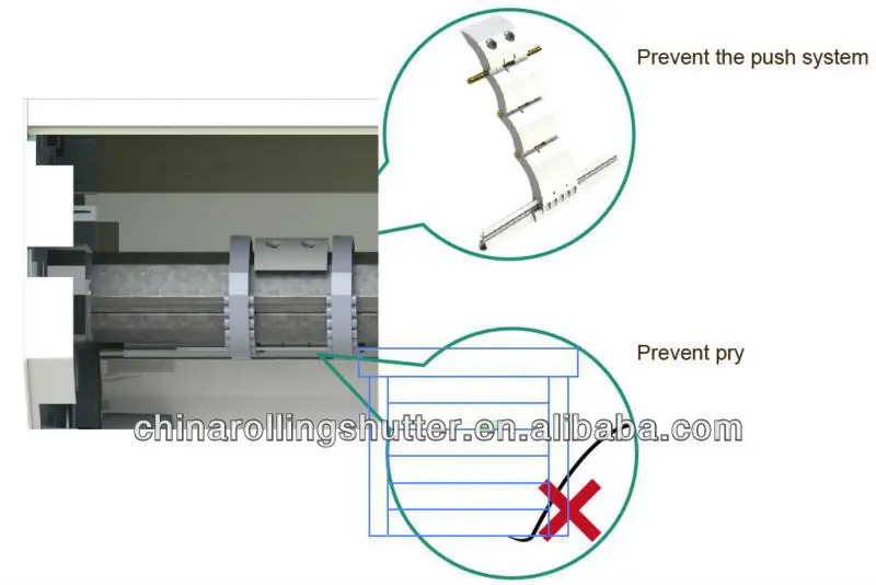 industrial louver door/louvered storm door/garage door roller shutters