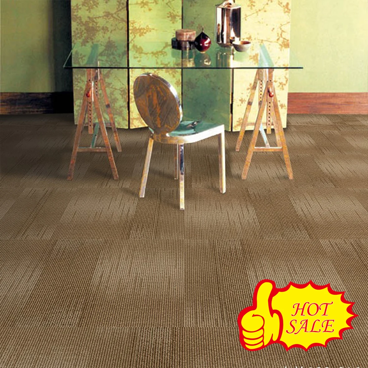 Nylon Carpet Tiles For Bedroom Bright Color Jacquard Designed Buy