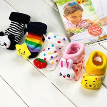 0 6 Months Newborn Baby Three dimensional Socks Soft Cotton Three dimensional Cartoon Cute Style Non