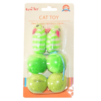 cat with balls plush