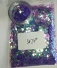 mixed chunky chameleon glitter/ fantastic purple with small jar for all festival, cosmetics(nail art, lipsticks, eye shadow etc