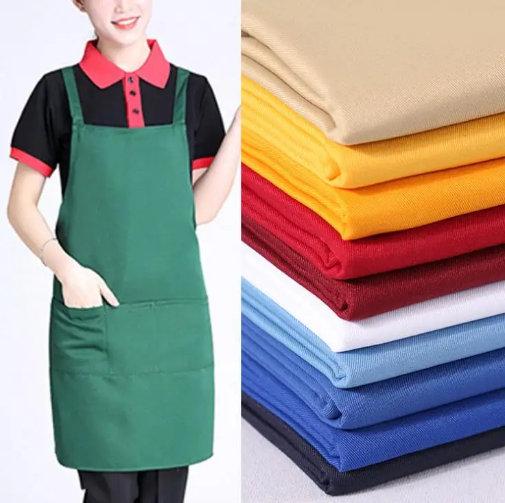 Polyester Twill Fabric For Kitchen Apron Waterproof Antifouling Anti
