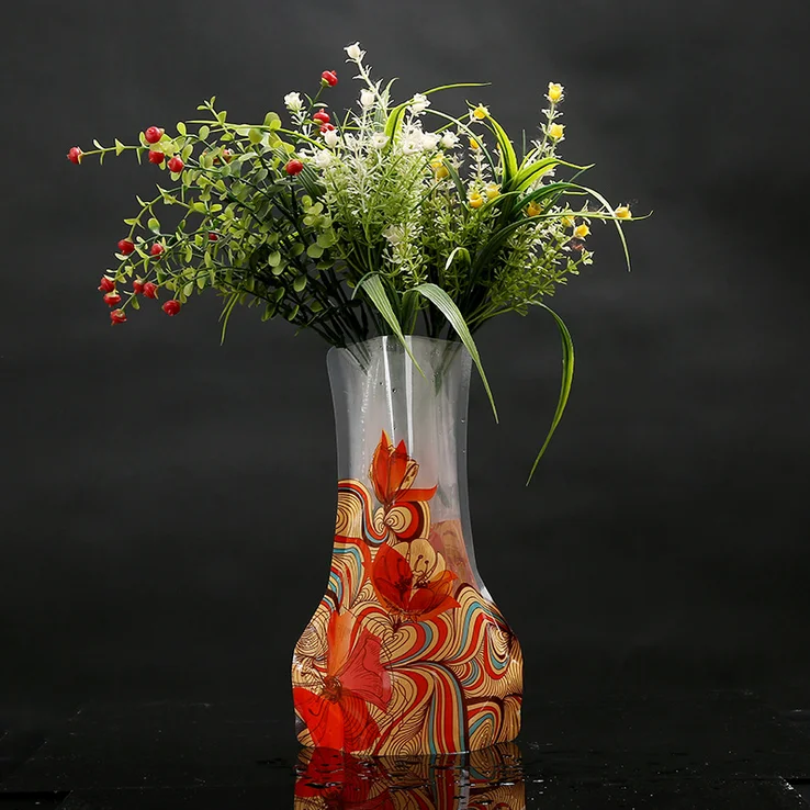 Wholesale Cheap Decorative Collapsible Plastic Flower Vase - Buy 