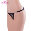 Sexy black lace open crotch panty push up young girls panties girls underwear