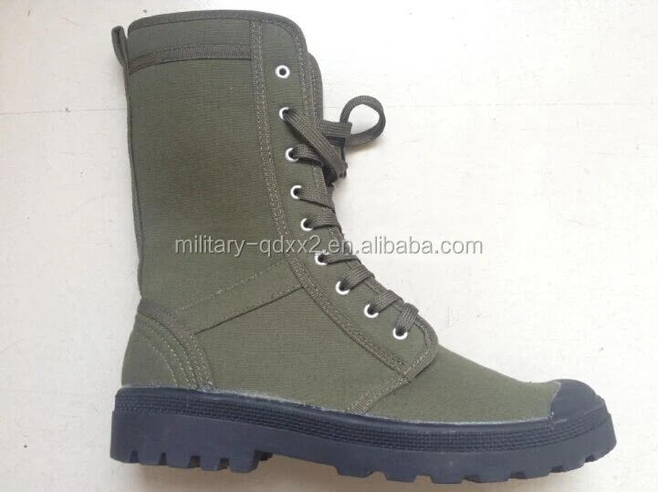 canvas boots military