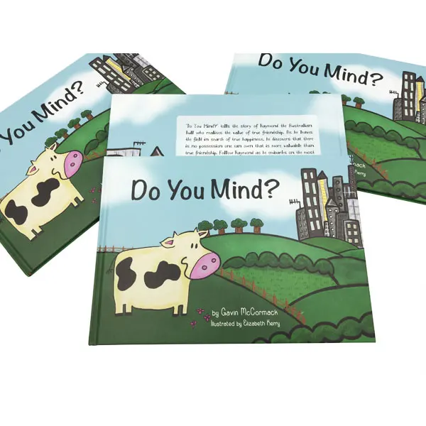 Customized Print Hard Cover Childrens Picture Story Book