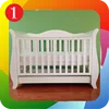 NZ pine sleigh wood baby cot/sofa/toddler bed