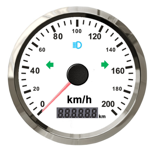 85mm Auto Speedometer Universal Speedometer 0200km/h Buy Universal