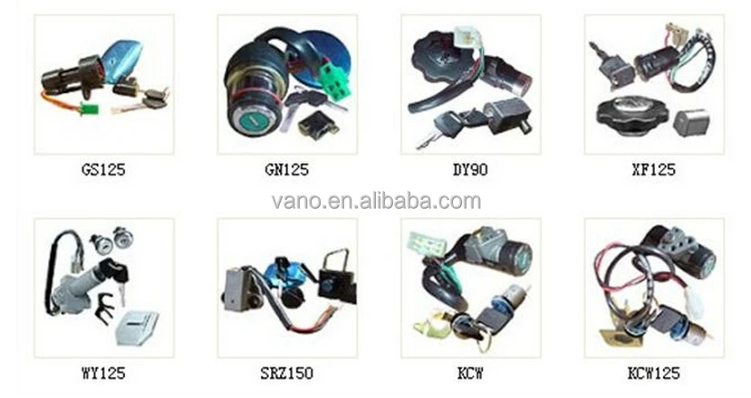 DT125 motorcycle 24v ignition switch