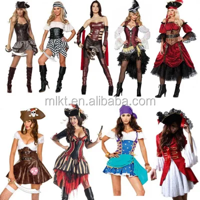Halloween cosplay Pirates of the Caribbean costume for women