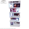 Weitu store design for cosmetics top retail selling display floor stand new design cosmetic store display