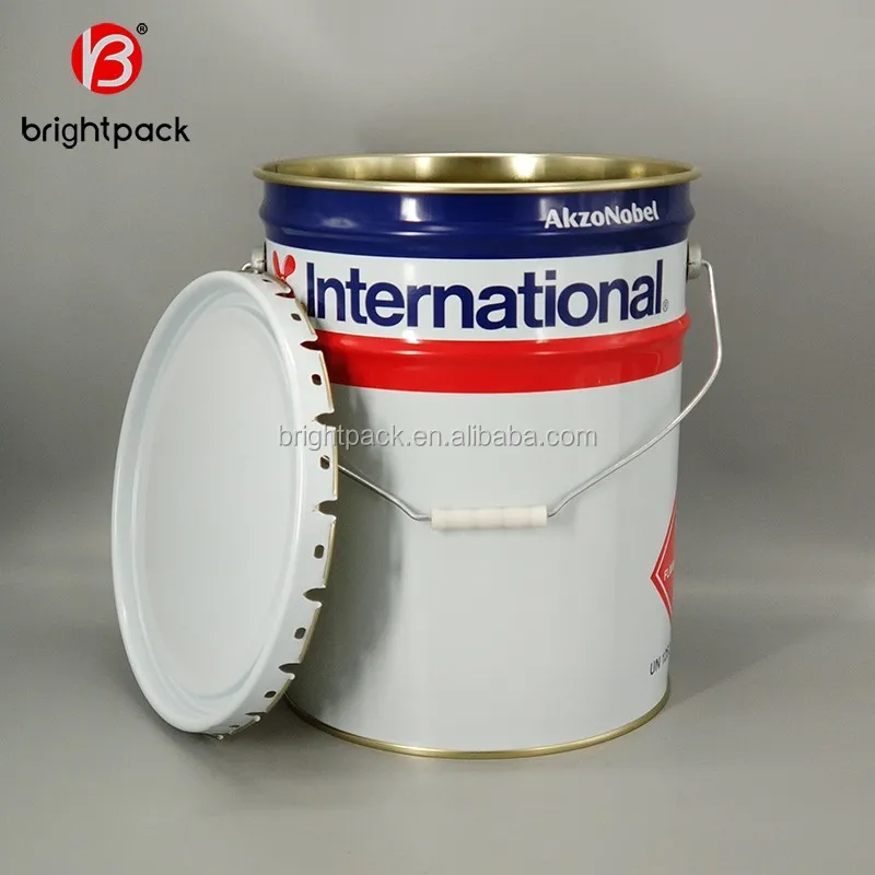 20 Liter Latex Paint Cans And Pail With Lug Lids Buy 20 Liter Latex