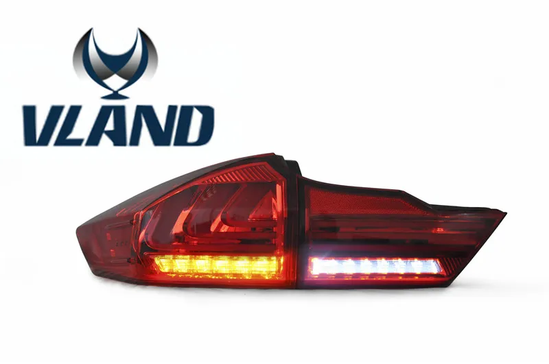 VLAND manufacturer accessories for Car Tail lamp for City LED Taillight 2014-UP for City moving turn signal Tail lamp
