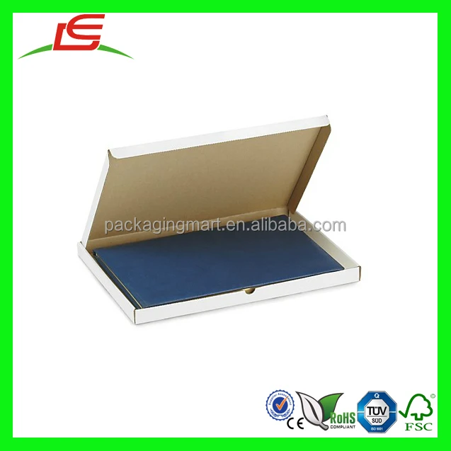 N966 Large Letter Panel Wrap Cardboard Mailers,White Foldable A4 Postal Flat Packing Gift Box