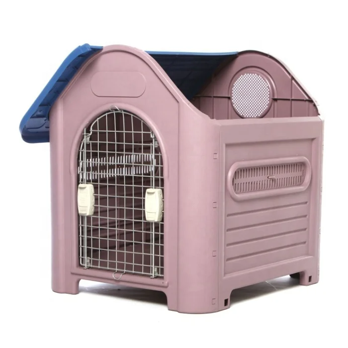 Strong Easy Recycled Plastic Dog House With Metal Door Buy Recycled