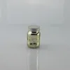 Miniature golden small jam jars contain five LED lights.