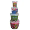 Indoor Playing Educational Sand Toy in plastic box Super Alive Magic Colorful Modeling Sand for kids play