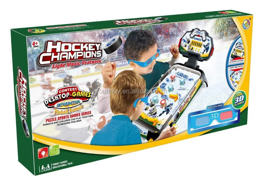 Desktop Ice Hockey Pinball Game Toy With Music And Sounds Buy Pinball Game,Pinball Game Toy