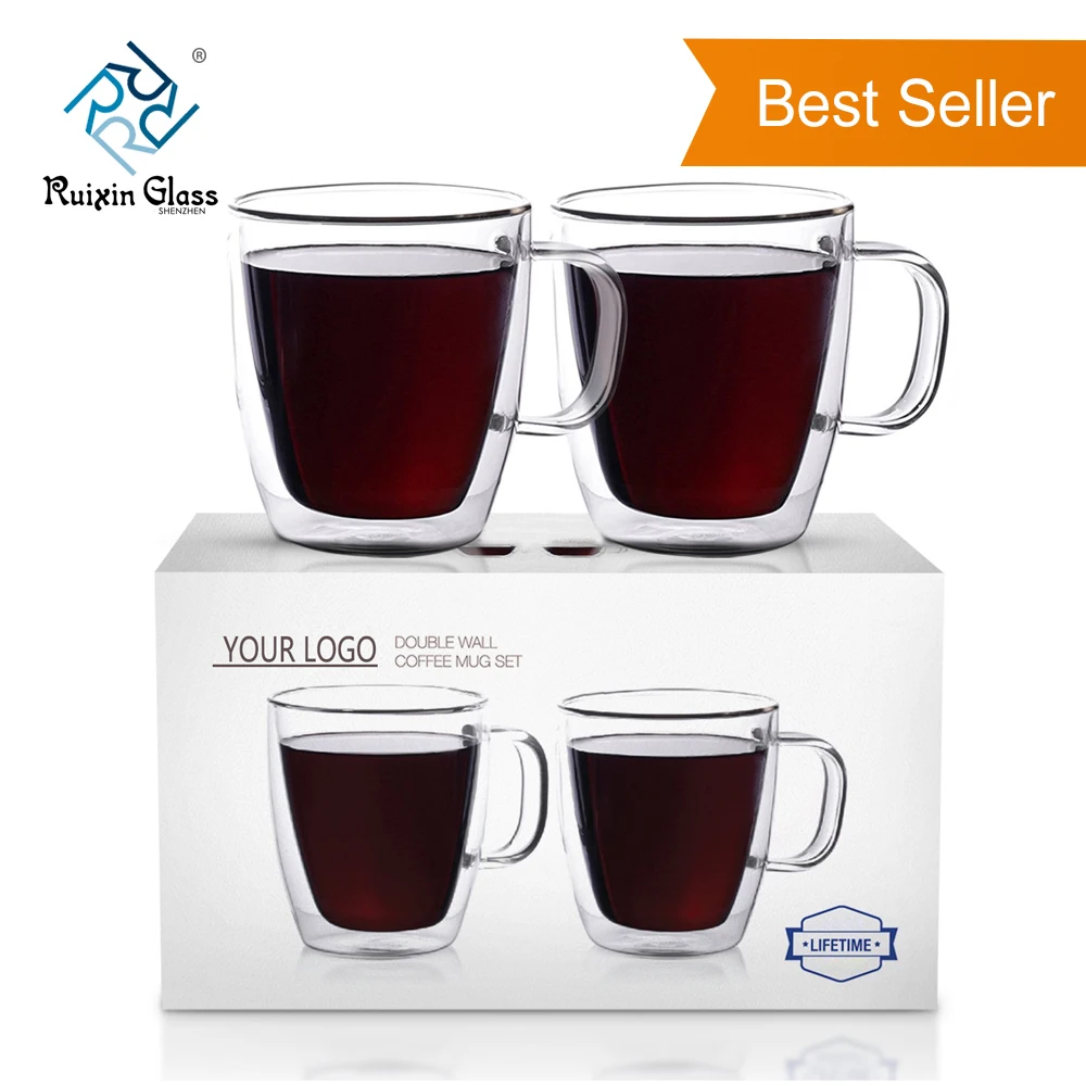 Fancy Borosilicate Double Wall Glass Coffee Mugs Buy Amazing Fruit